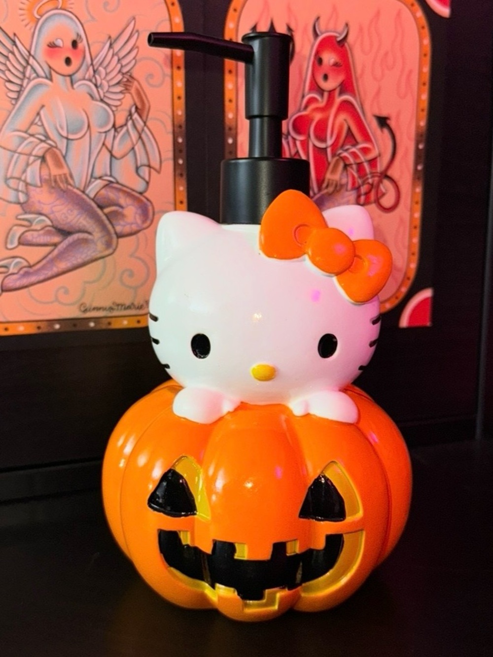 Hello Kitty Pumpkin Dispenser New